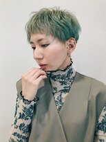 ナップヘアー NAP hair&nbsp;マッシュショート×オリーブベージュ