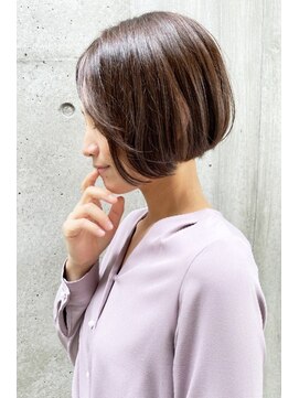 ニット 銀座(knit) 《knit銀座》大人可愛い20代30代40代ショートボブ丸み前下がり