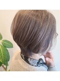 【脱白髪染めハイライト】シルバーベージュ