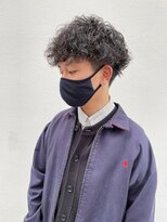 マジコ 下北沢本店(Magico)&nbsp;ツイストスパイラルパーマツーブロック刈り上げマッシュ