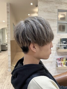 ラボヌールヘアー 宇都宮店(La Bonheur hair) メンズ×ハイトーン♪【宇都宮駅/インナーカラー】