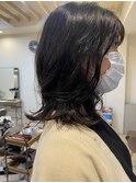 外ハネパーマ
