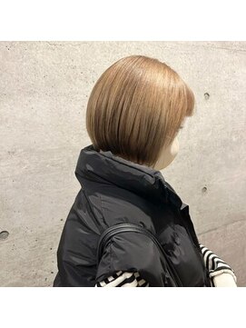 カプア 仙台駅前店(Kapua) ダブルカラーミルクティーグレージュケアブリーチ髪質改善