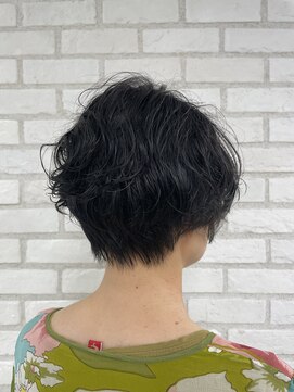 アッシュ 稲田堤店(Ash) ショートボブ×無造作パーマ