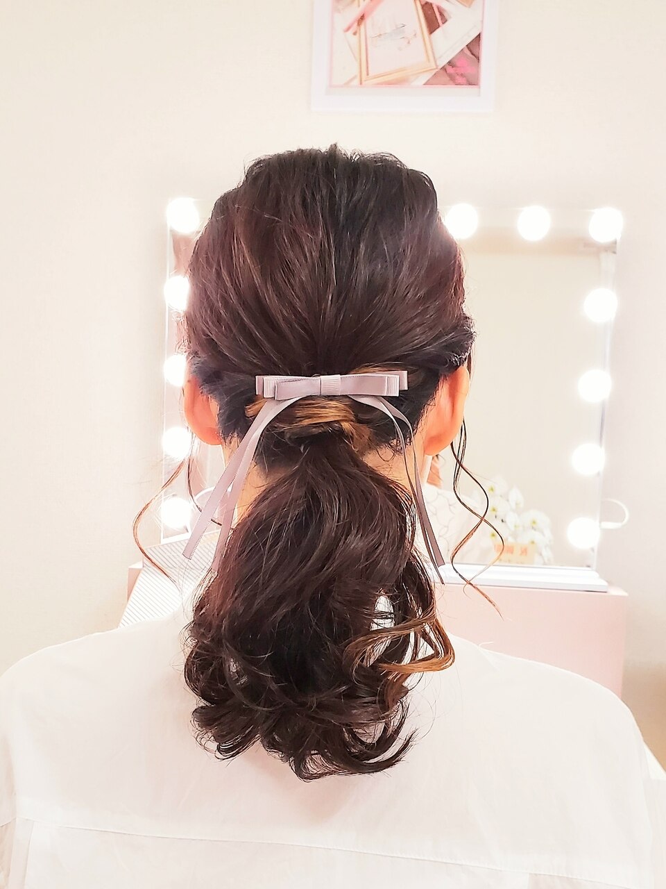 ゆるふわローポニー/ヘアセット：L180617411｜ヒャン(hyang)のヘア