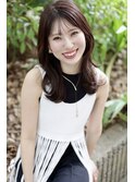 大人女性のナチュラルスタイル!シースルーバング