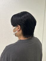 ＠shino_ne197/アッシュブラック/マッシュウルフ/ウルフ