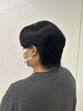 エスカーラ 表参道(THE ESCALA) ＠shino_ne197/アッシュブラック/マッシュウルフ/ウルフ