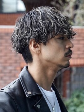 フィフス 栄(fifth) 波巻きスパイラルパーマツーブロックメンズマッシュ栄