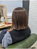 【髪質改善】カット+ハイブリッドカラー+水素トリートメント