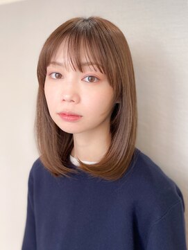 シュク 高円寺(SYUK) SYUK kazu 【高円寺 顔まわりカット 髪質改善 ハイライト 】