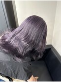 8886艶髪カシスレッドラベンダーパープルハイトーンストレート