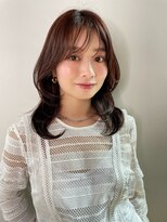 クィーンズガーデンバイケーツーギンザ(QUEEN’S GARDEN by K two GINZA)&nbsp;シルクレイヤーカット/ブラウンカラー