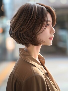 アルトリスト(Altruist Aging×HAIR&SPA) ☆イメチェンピンクベージュアンブレラカラー前髪クールショート