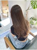ロングレイヤー 美髪