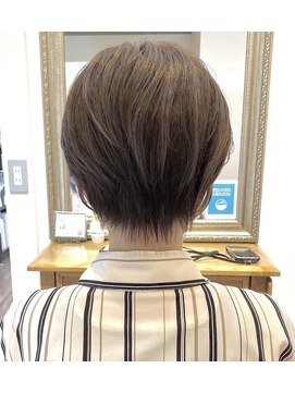 美容室 フォーリア Foglia 【Foglia】丸みショート　ショートボブ　くびれショート