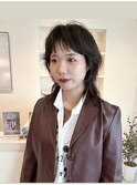 くせ毛風パーマ パーマ ウルフパーマ ウルフ  前髪パーマ