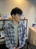 スタイル 茅ケ崎(STYLE)&nbsp;ベリーショート/ダークアッシュ/ニュアンスパーマ/韓国マッシュ