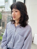 ロンド ボーイ 表参道(Lond BOY)&nbsp;ウェーブミディアム×顔周りレイヤーカット髪質改善韓国[表参道]