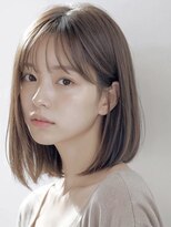 LDKヘアー 大宮(LDK hair)&nbsp;シースルーバング×ナチュラルボブ×耳掛け  20代30代40代 m07