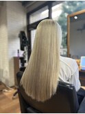20代30代大人可愛いダブルカラーブリーチハイトーンカラー