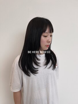 ビーヒアナウ N゜03 金沢駅西店(BE HERE NOW) 【韓国ヘア/レイヤーカット/顔まわりカット】
