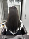 艶髪透明感カラーロングヘアスタイル