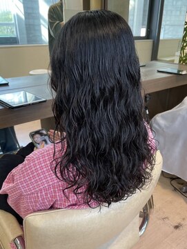 アウラ(AURA) 盛岡駅レディースパーマショートパーマコテ巻き風パーマ30代40代