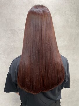 ルノン フィージュ(LUNON fieju) 暗めカラーグランマッシュデザインカラーフェイスフレーミング