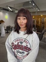 リンダ ルーナ(LINDA Luna) ピンクラベンダー/ダブルカラー/レイヤーカット