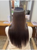 朝の準備を楽に！髪質改善ストレート