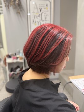 アヴァンス 京橋店(AVANCE) 着物ヘア/大人ガーリー/ダークアッシュ/似合わせカット/京橋