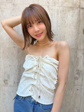 エイミー(Aimee) Aimee 町田　外ハネボブ×ナチュラルブラウン