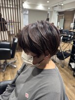 ハピネス クローバー 八木店(Happiness CLOVER)&nbsp;白髪ぼかし　ピンクパープル　マッシュショート　大和八木