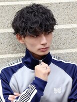 エイド 本店(aid)&nbsp;波巻きスパイラルマッシュショート刈り上げツーブロック