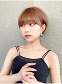 ハンサムショート/丸みショートボブ/20代30代40代50代/顔周り