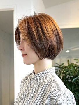 サン 白金台(SUN) 透明感カラーの丸みショートボブ白金目黒