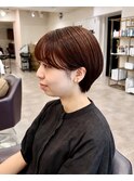 マッシュショート×ショートボブ×丸みショート×横浜×20代
