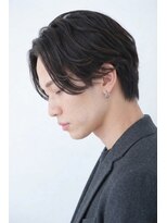 ボイスヘア(voice hair)&nbsp;30代40代メンズへ贈るニュアンスパーマ/大人センターパート