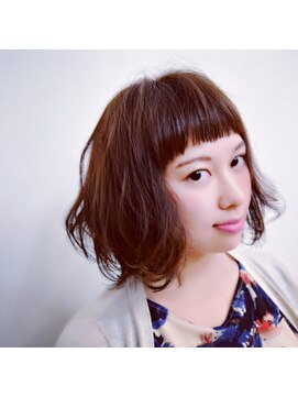 グリーン(green) ボブアレンジ