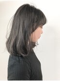 ナチュラルストレート_グレーベージュレイヤーロング