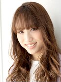 【nao*c 富雄店】ゆるふわウェーブ☆大人可愛いロングヘア