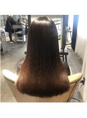 マデナトリートメントを使ったロングスタイル