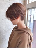 タイトハンサムショート_くびれヘアアプリコットオレンジ