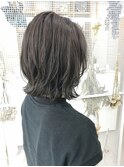 グレイ/外ハネ/レイヤー/寺田町/アディクシーカラー