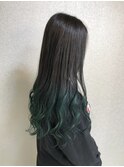 グリーングラデーションカラー(^^)宮崎/グラデーションカラー
