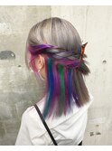 #ケアブリーチ#カラフルカラー#人気#グレージュ#下村スタイル