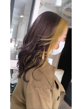 ラフ 難波店(LAFF) #黒髪#ボブルフ#ネビージュ#小顔#ワンレン