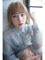 グランアージュ 池袋東口店(grandage)&nbsp;大人ガーリー/フェザーボブ×ミントアッシュ池袋ｇ