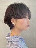 ウザバングの小顔ショートヘア　くびれショート　20代30代40代